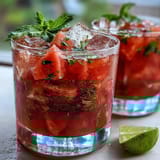 Watermelon Mint Vodka Spritz