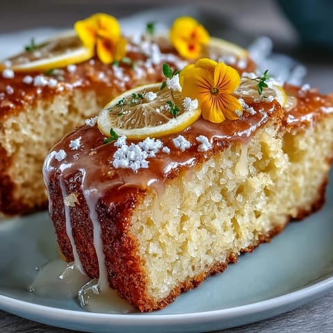 Mothers Day Lemon Drizzle Cake