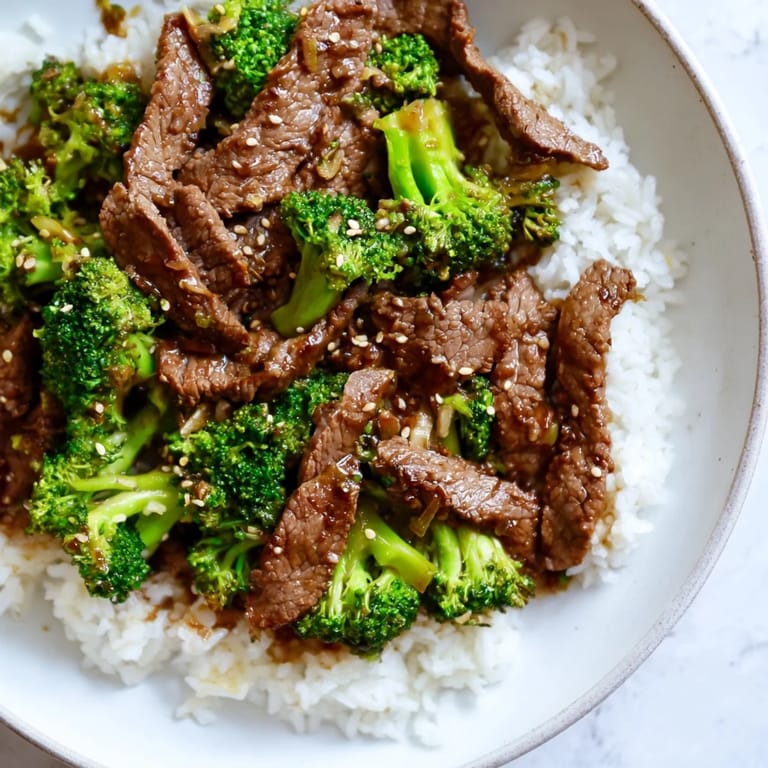 Enjoy the delicious, umami-rich flavors of this easy Beef and Broccoli recipe, ready in minutes.