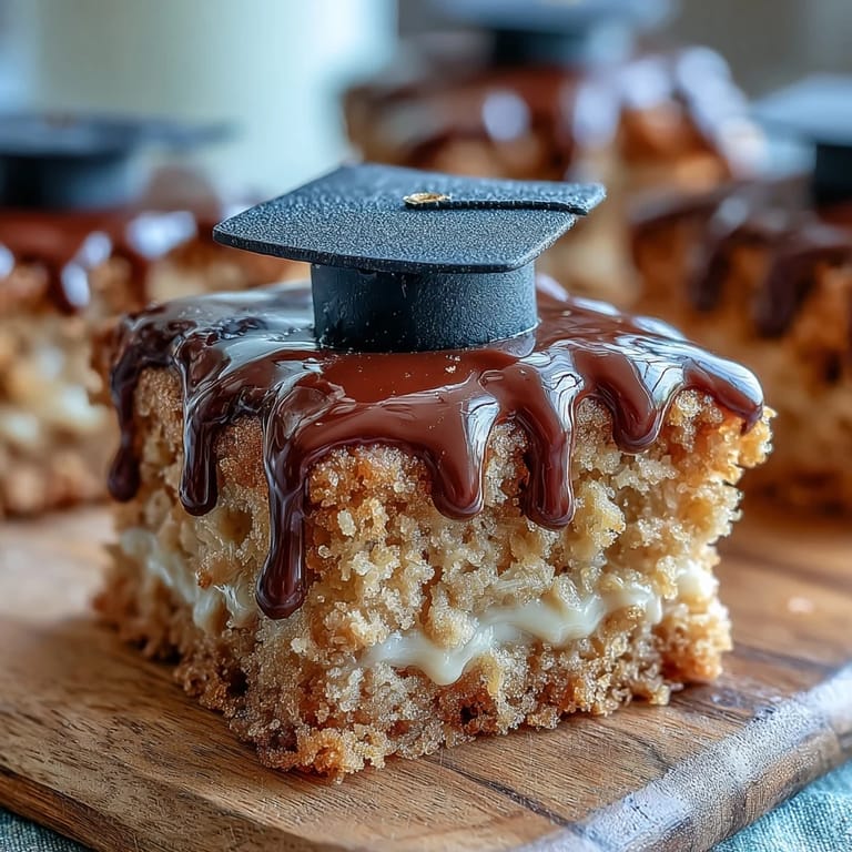 Platter of fondant mortarboard graduation cookies with tassels, ready to serve at graduation parties or as thoughtful gifts.
