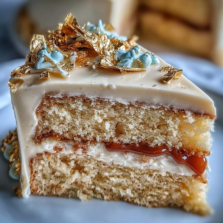 Elegant vanilla cake with gold foil and diploma topper, perfect for celebrating high school graduation with a creamy, rich buttercream finish.